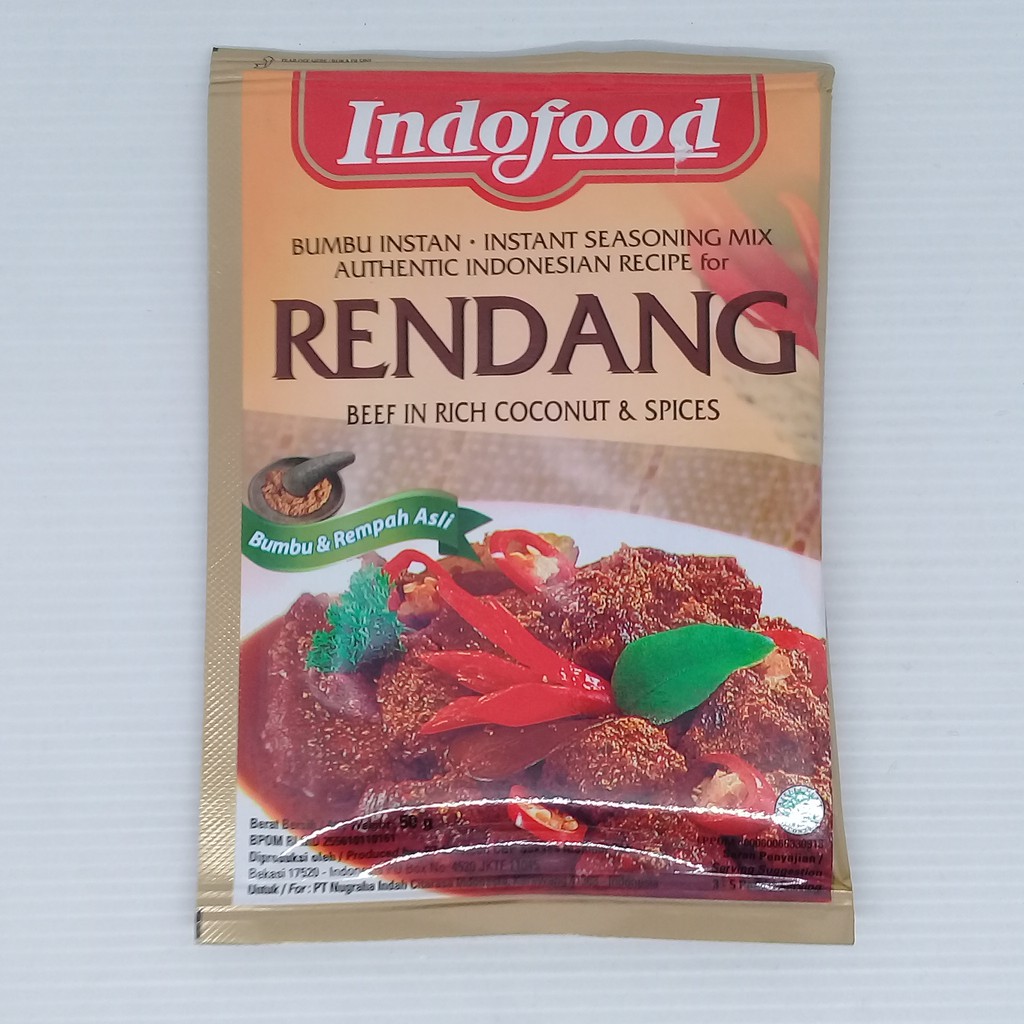 

Indofood Bumbu instan Rendang 50 gram Praktis