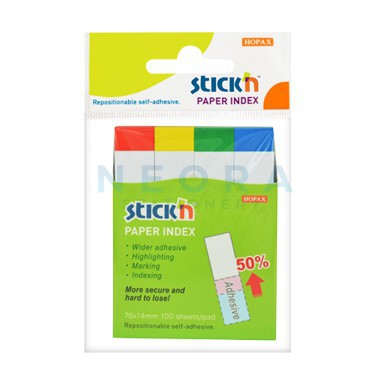

Stick'c Paper Index (76 x 14 mm) Painted Body / Sticky Note Memo 21615