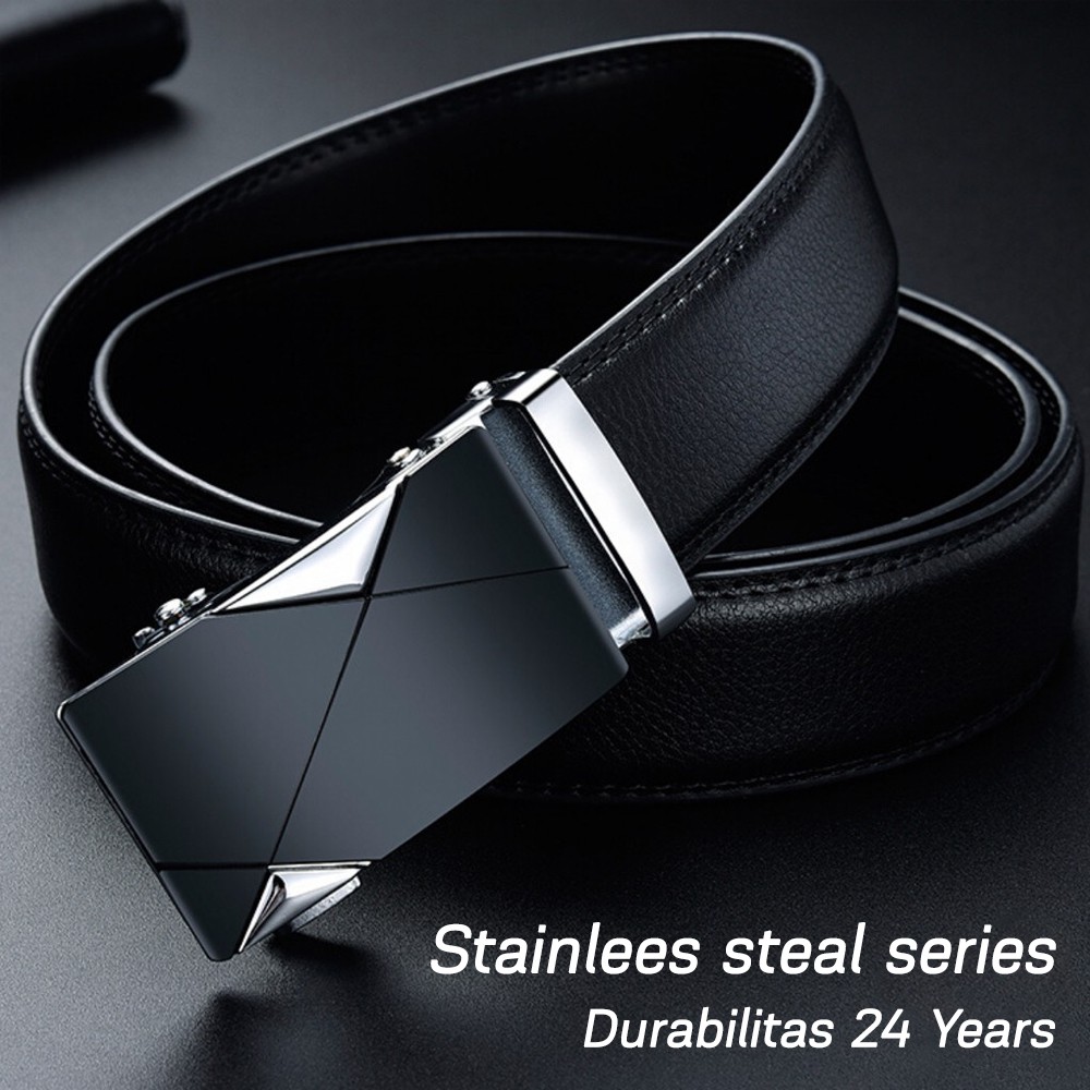 [Garansi Ban Pinggang] Ikat Pinggang pria dewasa kulit premium belt import Diamond Series
