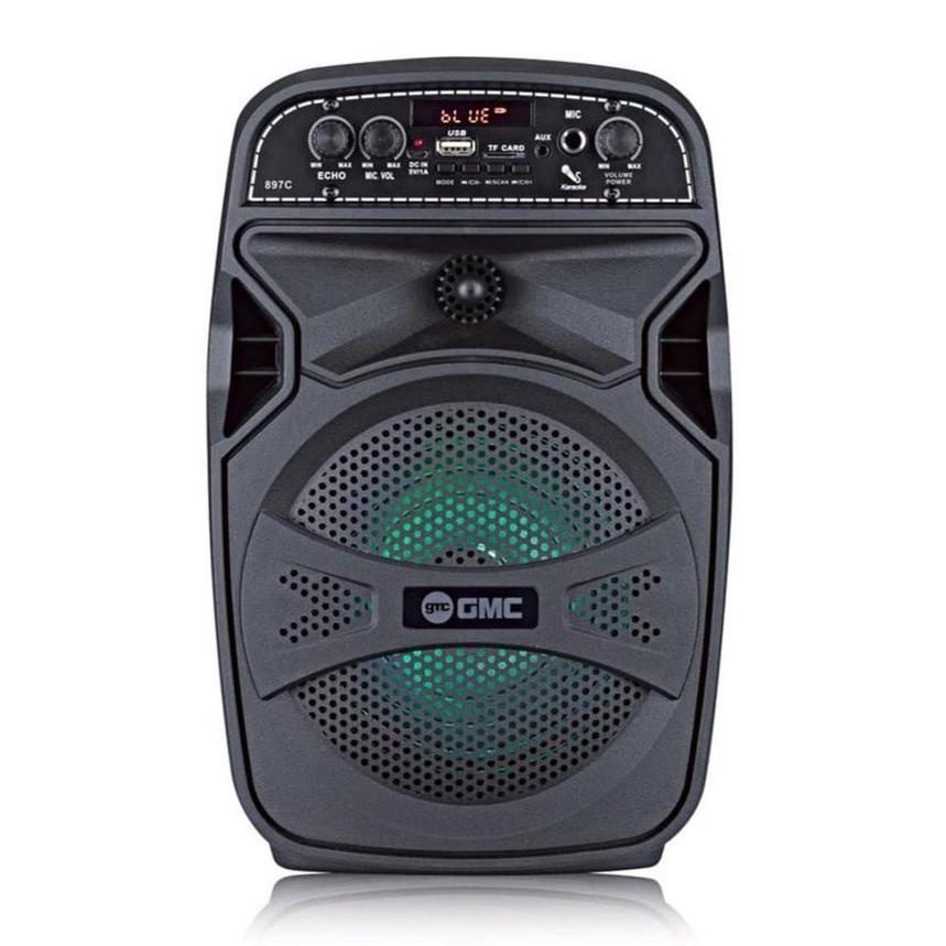 (M5G2) ✯ COD SPEAKER BLUETOOTH KARAOKE 8 INCH GMC-897C BONUS MIC KABEL X-BASS//SPEAKER KARAOKE//SPEA