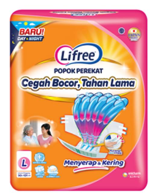 LIFREE POPOK DEWASA / POPOK PEREKAT [ Size : M / L / XL ]