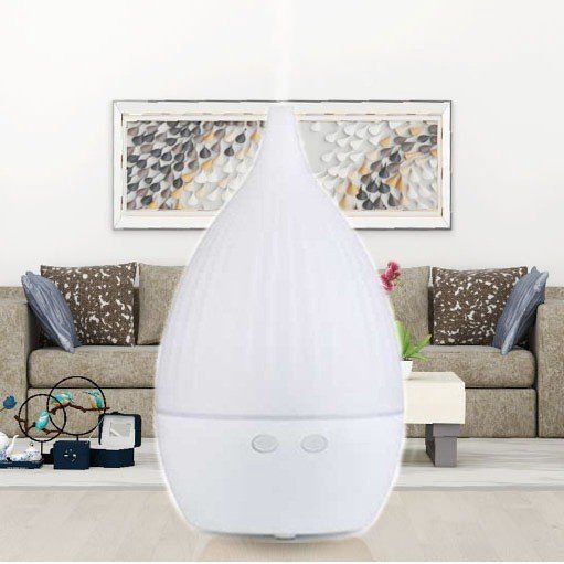 Air Humidifier LED RGB Aromatherapy Wood 150ml Esensial Aroma Diffuser