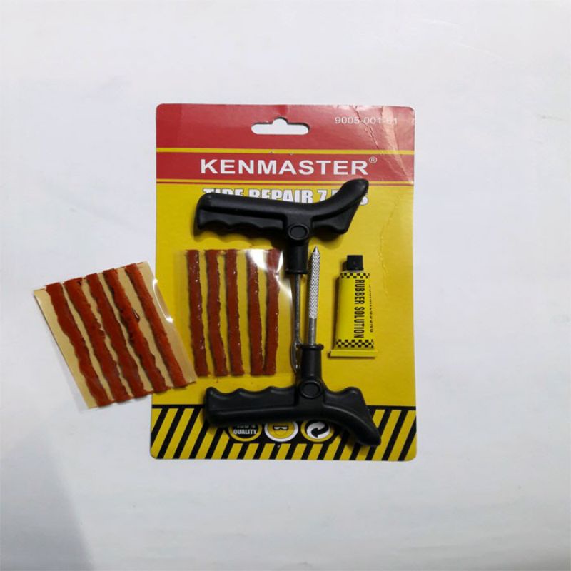 Heavy Duty Tusukan Tambal Ban YT All Metal Besi [YT] + Refill Cacing Kenmaster