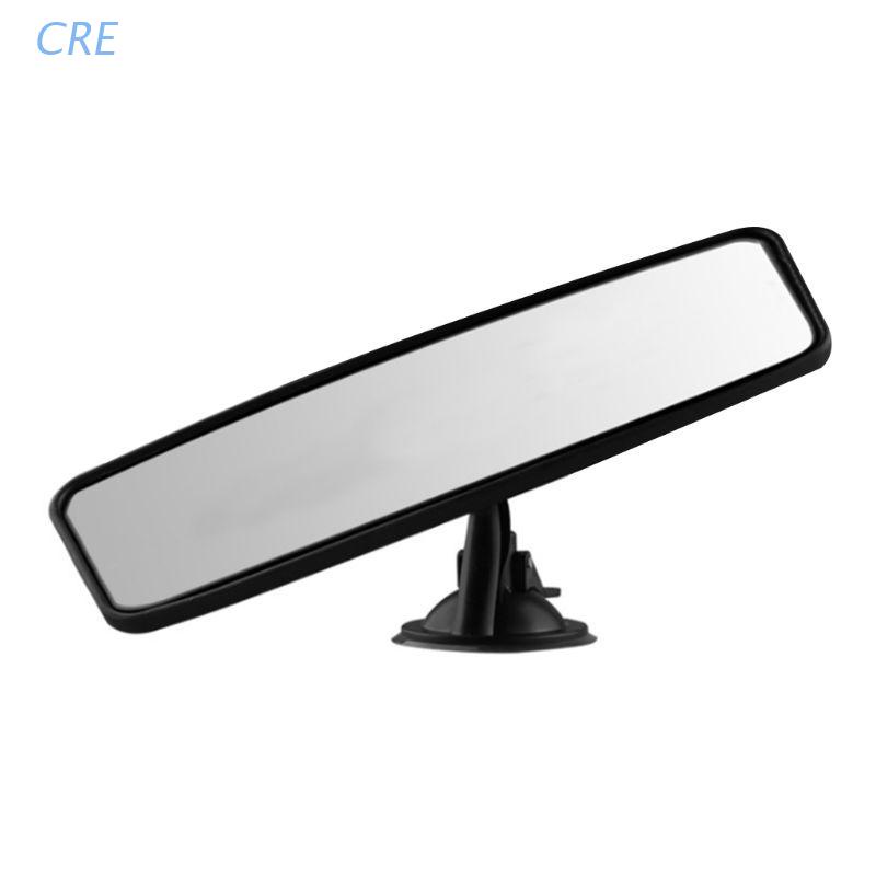 Cre Kaca Spion Interior Mobil Universal Rotasi 360 Derajat ° Suction Cup Bahan PVC Dapat Berputar