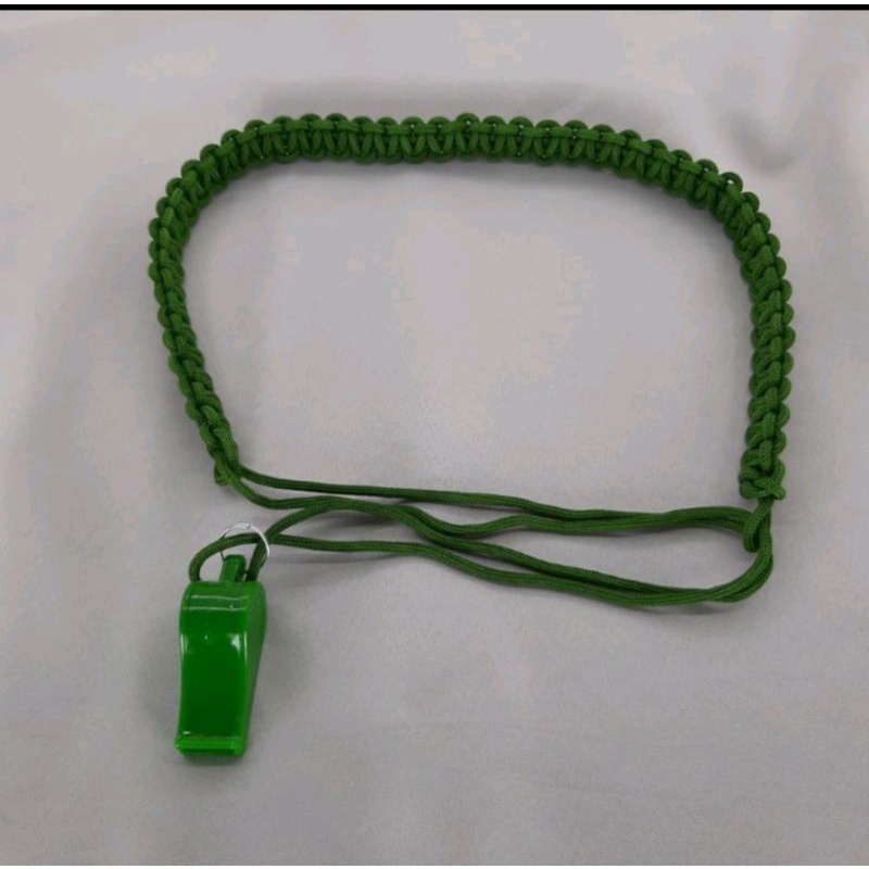 ( COD ) 1 SET TALI KUR  KECIL PRAMUKA + PLUIT , PERLENGKAPAN PRAMUKA TALI KUR , PLUIT PRAMUKA , TALI