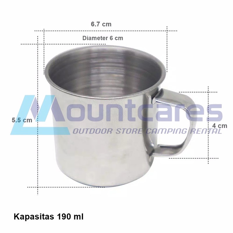 Gelas Kopi, Mug, Cangkir Outdoor 6.5cm