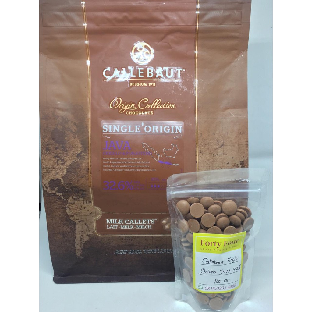 

Callebaut Single Origin Java Chocolate 32 % repack - 100 gr