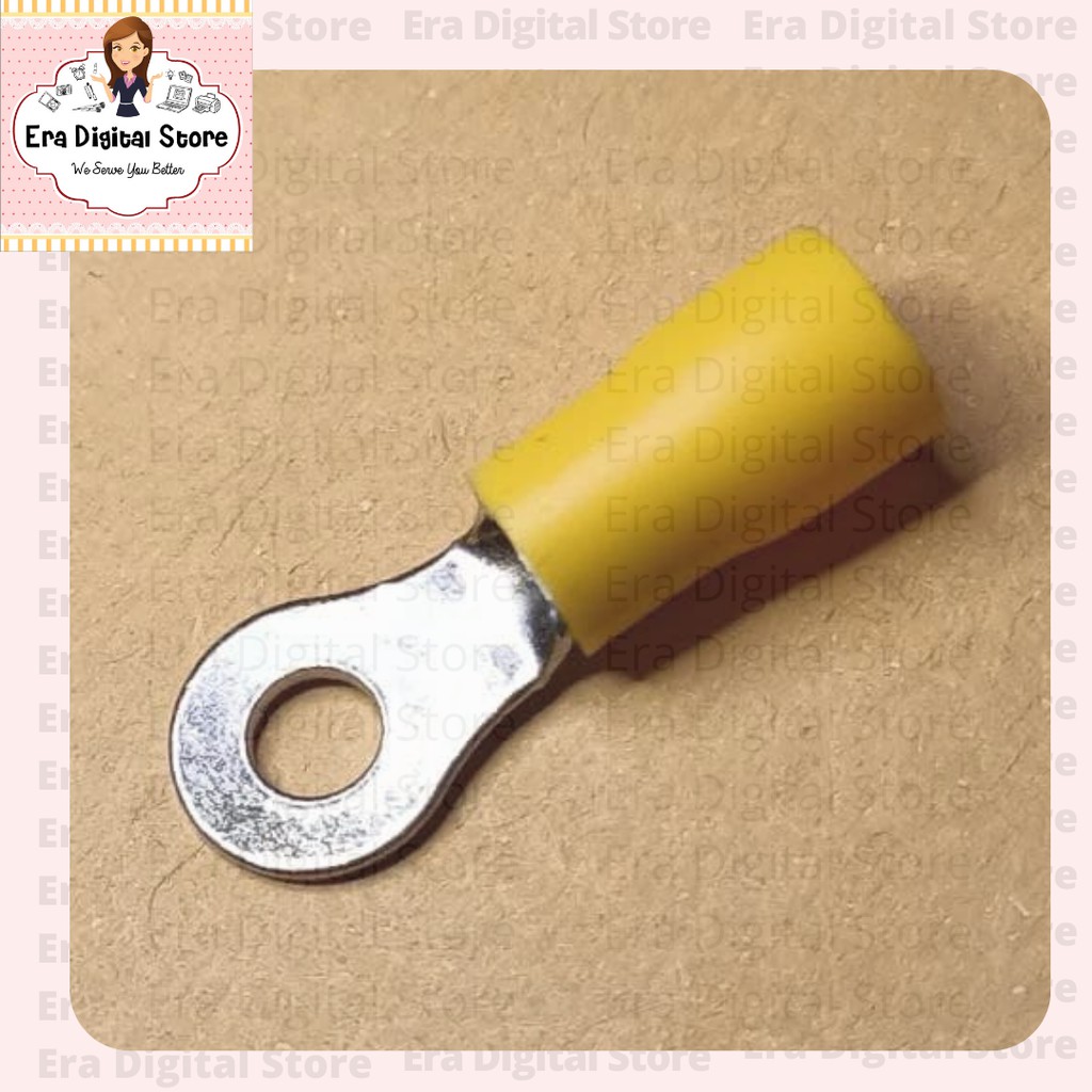 Terminal Ring 4mm Skun Kabel 4 mm Kuning