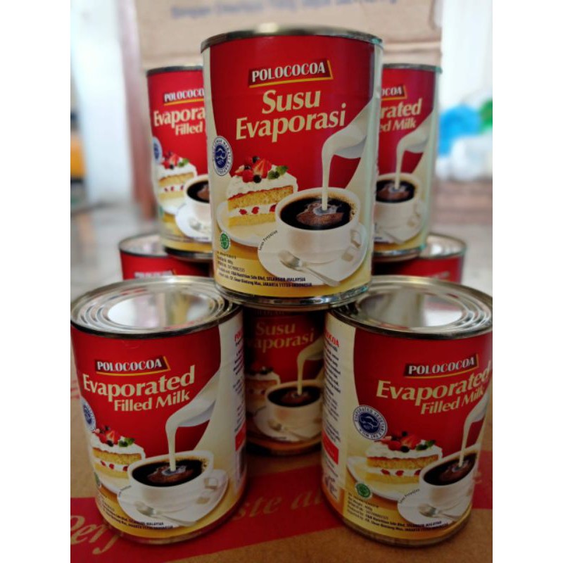 Susu Evaporasi / Evaporated Milk / Susu Cair Polococoa bukan F&N