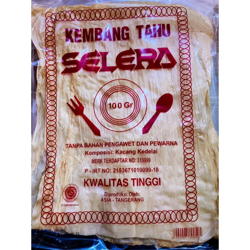 

KEMBANG TAHU SELERA CAP SENDOK GARPU 100gr