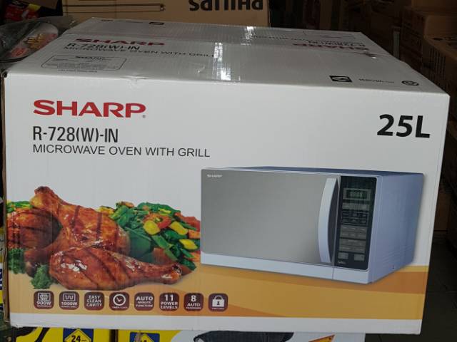 Sharp Microwave Digital  Grill 25 Liter R 728 WIN