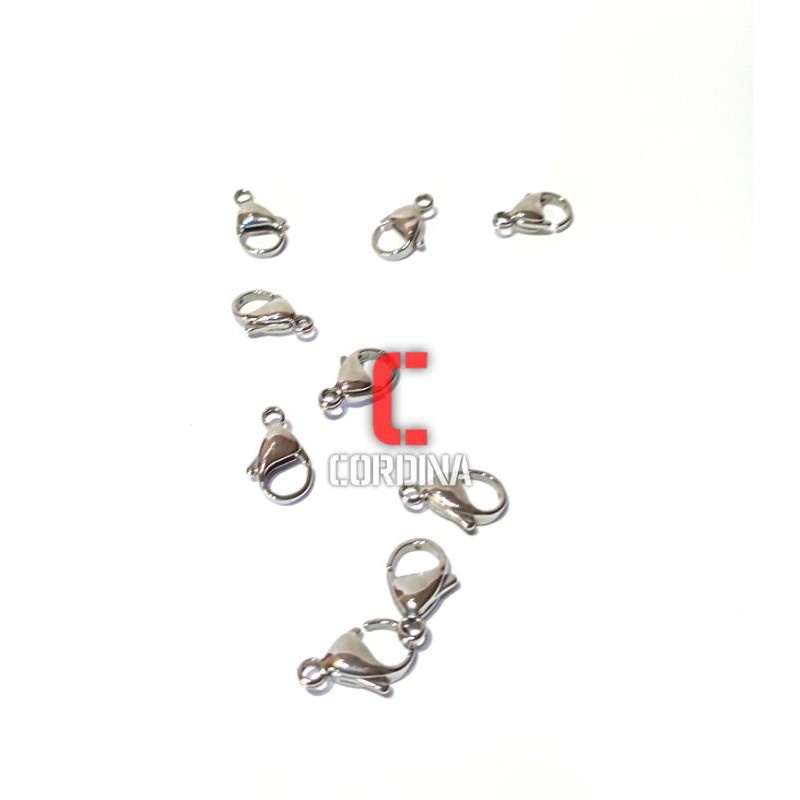 Jepit Clasps Lobster Claw Pengait Bahan Stainless untuk aksesoris Gelang Paracord