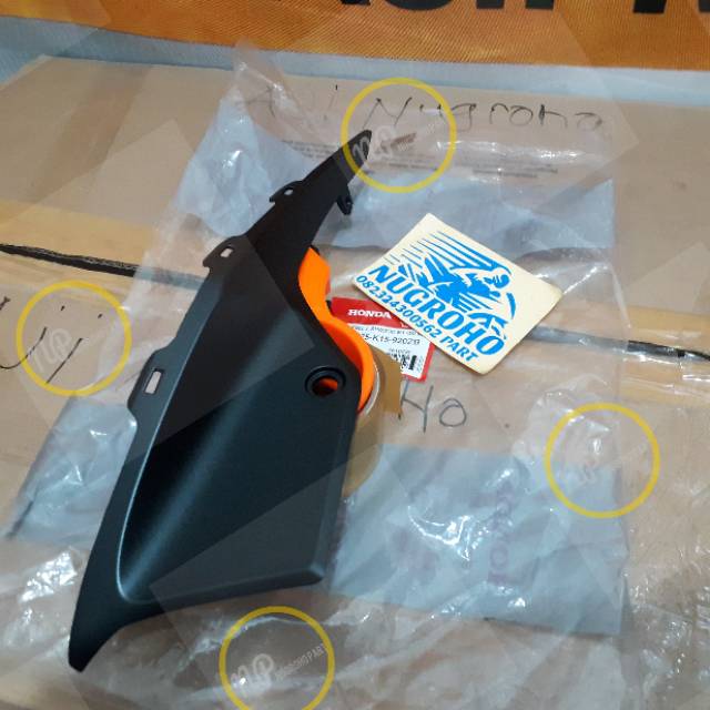 Panel L Shroud Kiri New CB150R Led K15G Hitam Doff