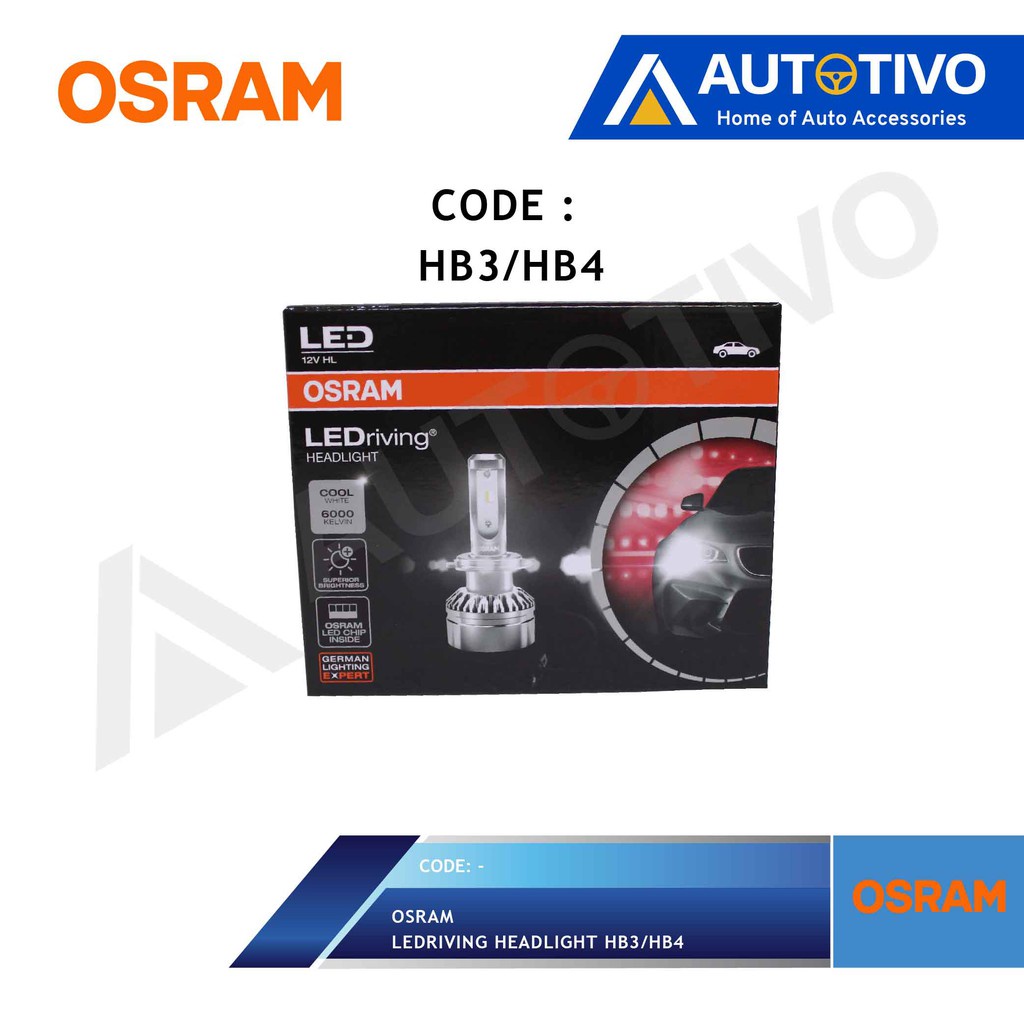 Lampu Mobil LED HB3/HB4 Head Lights Lampu Utama 6000K OSRAM