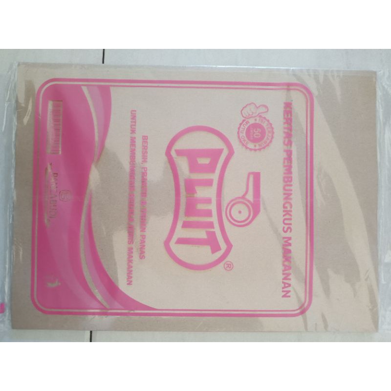 

KERTAS MINYAK/KERTAS PEMBUNGKUS MAKANAN ISI 50 LEMBAR