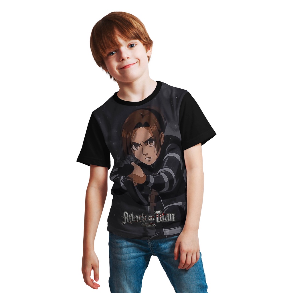 KAOS ANIME BAJU PAKAIAN ANAK SHINGEKI NO KYOJIN SNK ATTACK ON TITAN / KAOS ANAK AOT / SNK /TITAN