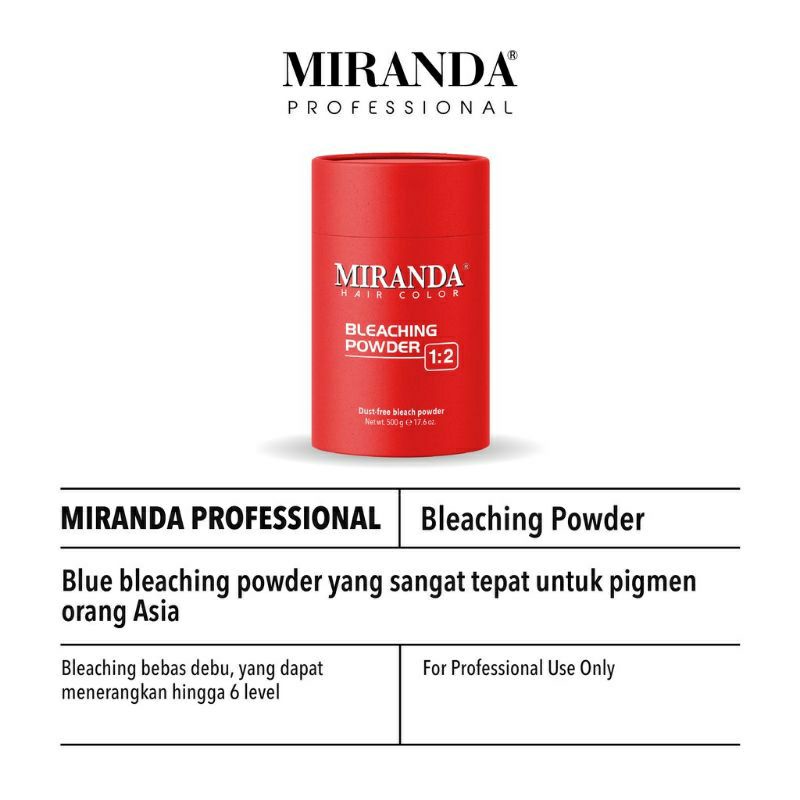 MIRANDA PROF Bleaching Powder 500gr