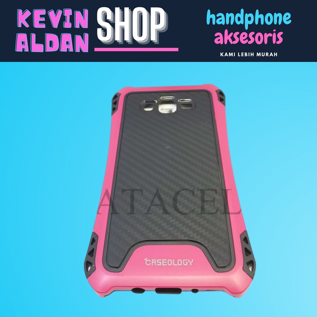 BURUAN.. CASEOLOGY SAMSUNG J7 2015 J700 COMBO RUGGED ARMOR (HARD CASE/CARBON)