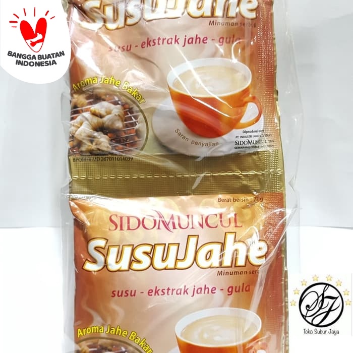 

tradisional-minuman- minuman susu jahe sidomuncul (10 sachet/lembar) -minuman-tradisional.