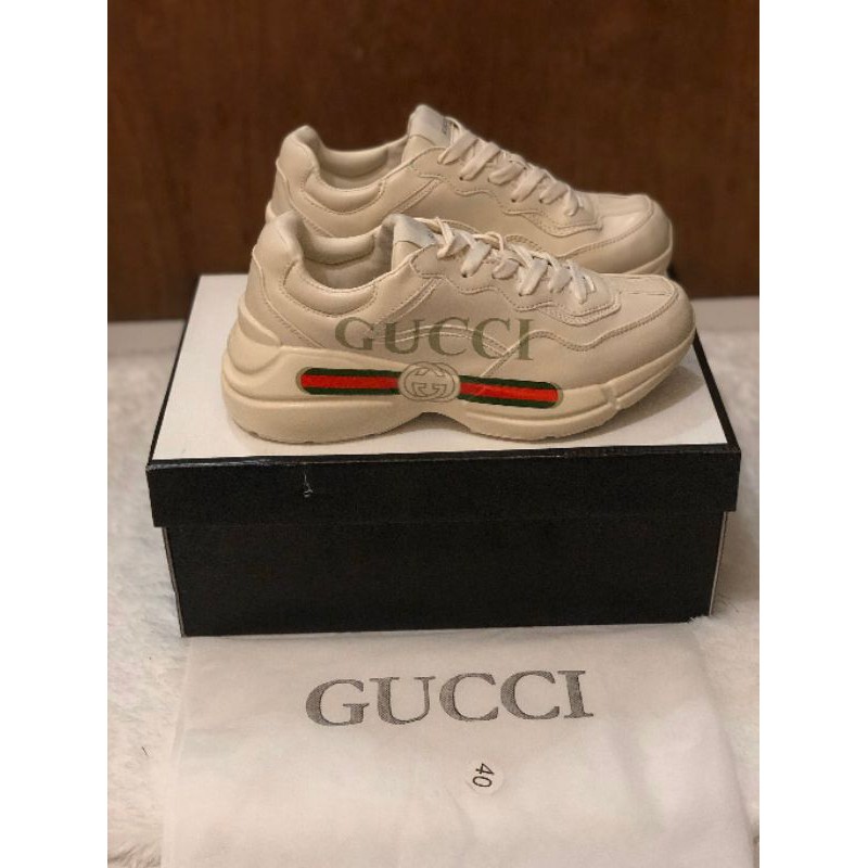 gucci rhyton trainers