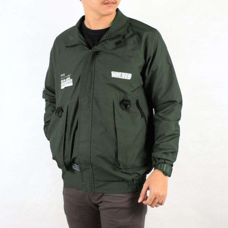 WALKED Original Jaket Pria Outdoor Waterproof Bomber Nautic Casual -Jaket Motor Tahan Angin Anti Air