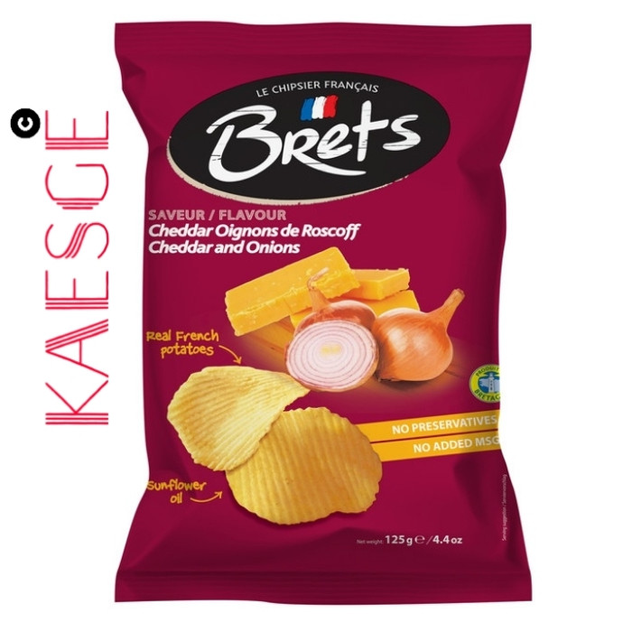 

BRETS (BRET'S) CHIPS CHEDDAR ONION SNACKS 125 GR
