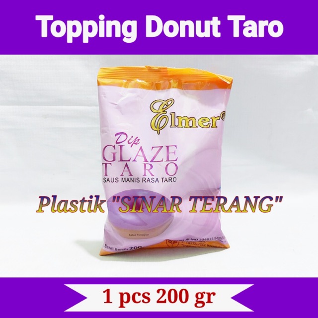 

Glaze topping donut Taro 200 gr