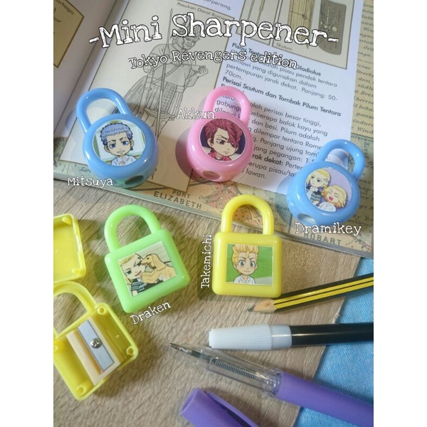 

Mini Pencil Sharpener Anime Tokyo revengers/ Rautan pensil anime