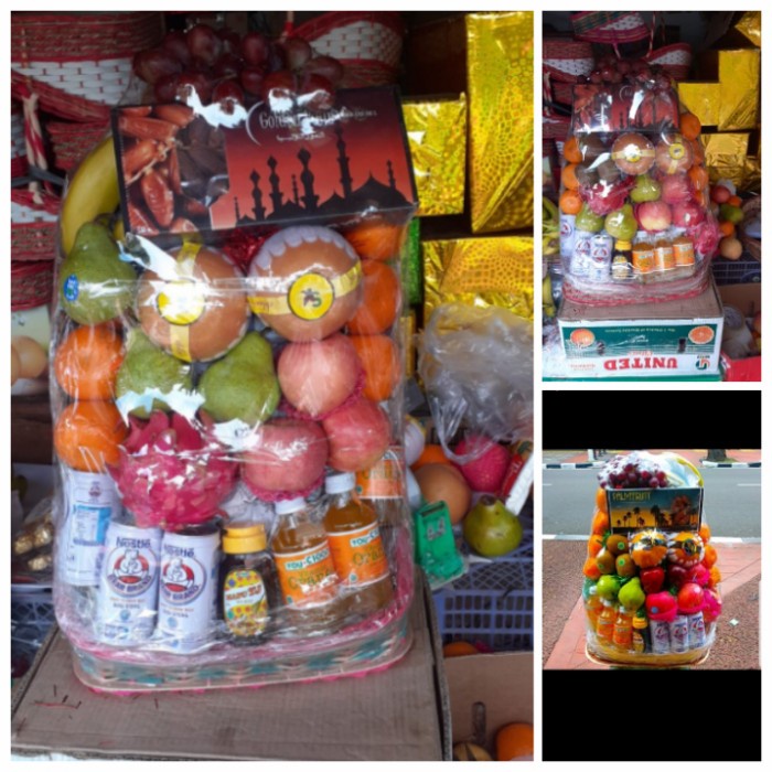 

Parcel buah custom kurma,Bear brand,madu,C1000