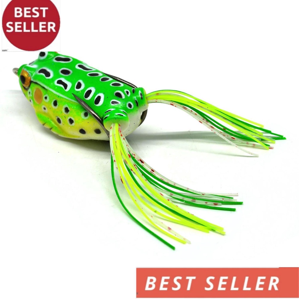 Umpan Pancing Silikon Bentuk Kodok Umpan Gabus