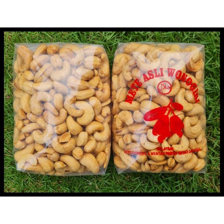 

DISKON TERBATAS !!! GROSIR KACANG MEDE/METE/MENTE /CASHEW NUT MATANG GORENG NETTO 1 KG TERLARIS