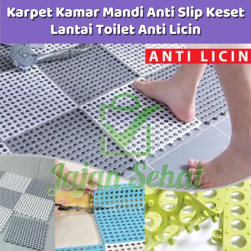 Karpet Kamar Mandi Anti Slip Keset Lantai Toilet Anti Licin