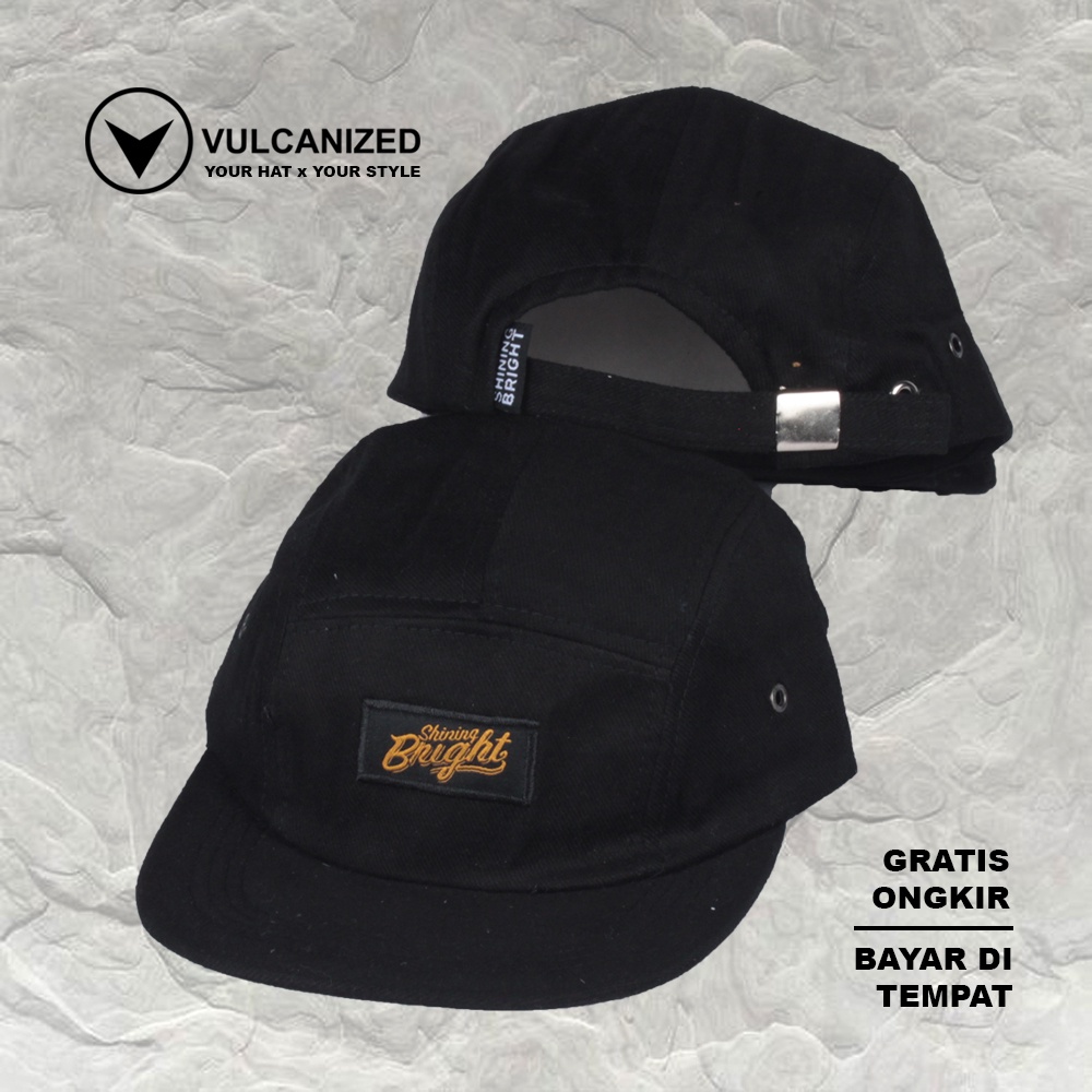 Topi Baseball Caps Distro SHINING BRIGHT Pria Bordir Premium Branded Bahan Ori Raffel