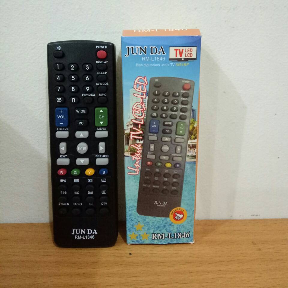 REMOTE TV MULTI SHARP JUN DA RM-L1846