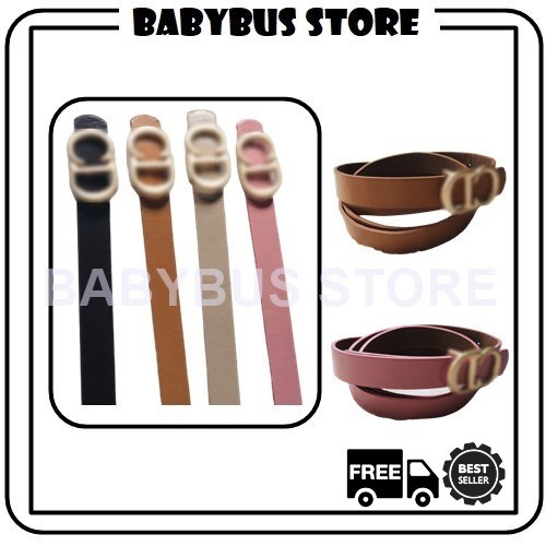 BBS Ikat Pinggang Belt Thin Tali Pinggang Wanita Fashion Sabuk Kulit Import Murah