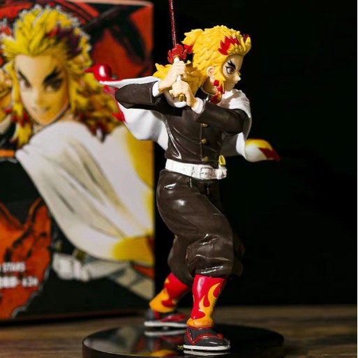 Anime Action Figure Demon Slayer Kimetsu No Yaiba Rengoku Fire Hashira