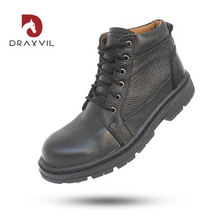 Sepatu Safety Kulit  Sapi Asli Draxvil  Original Safety 