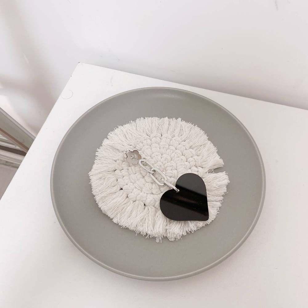 Agustina Cinta Hati Bros Setelan Dekorasi Retro Wanita Perempuan Perhiasan Paduan Tidak Teratur Gaya Korea Bros