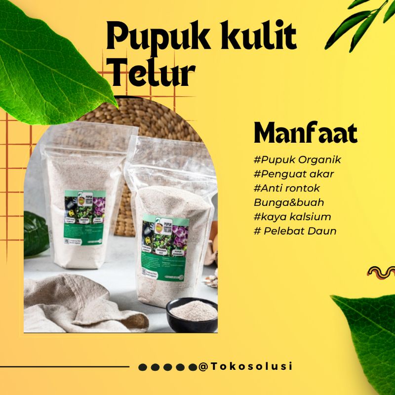 Jual Pupuk Organik Cangkang Telur Halus 1 Kg Shopee Indonesia