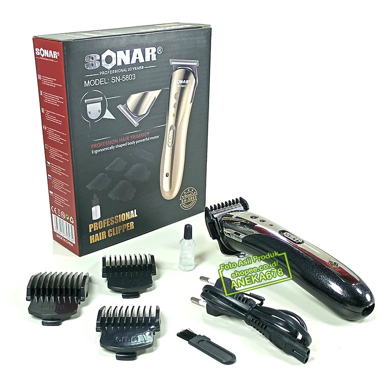 SONAR SN 5803 ALAT POTONG CUKUR RAMBUT CUKURAN HAIR CLIPPER TRIMMER