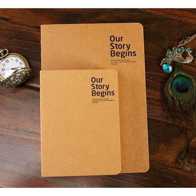 

(BISA COD) Our Story Begins Sketch Book B5 / Buku Sketsa Our Story Begins BIG SALE Kode 117