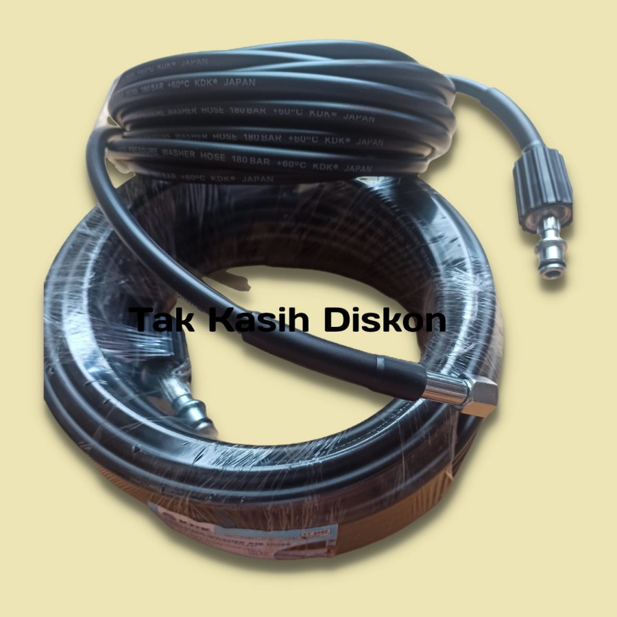 Selang jet cleaner 25 meter l selang steam 25 meter KDK hitam