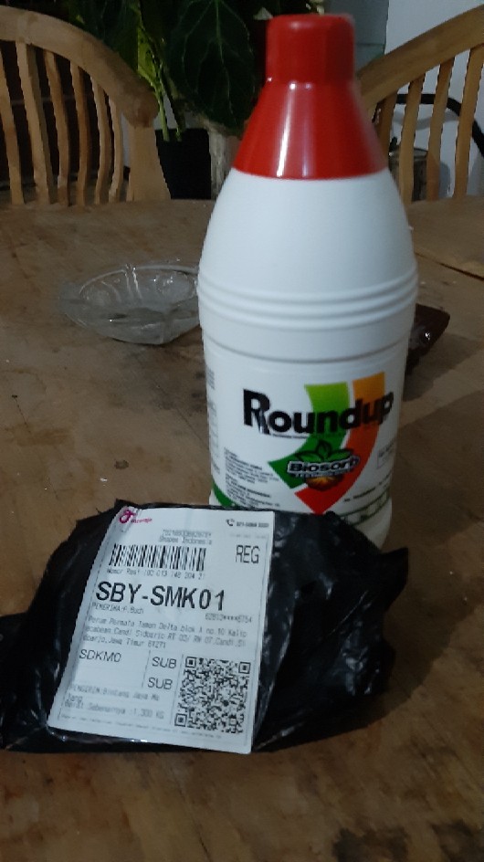 Roundup 486 Sl 1l Herbisida Pembasmi Rumput 1 Liter