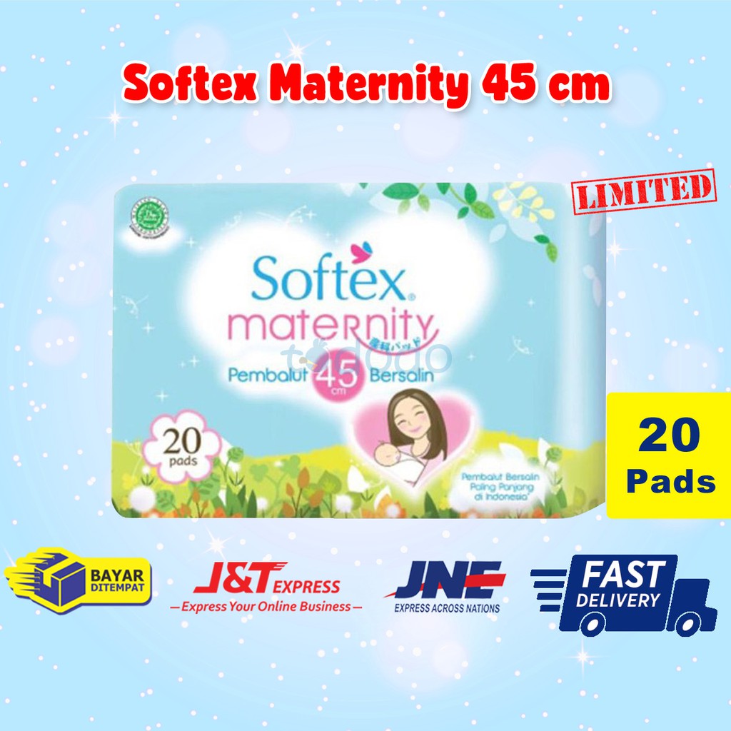 Softex Maternity Pembalut 20 Pads/45 cm - Pembalut Pasca Melahirkan