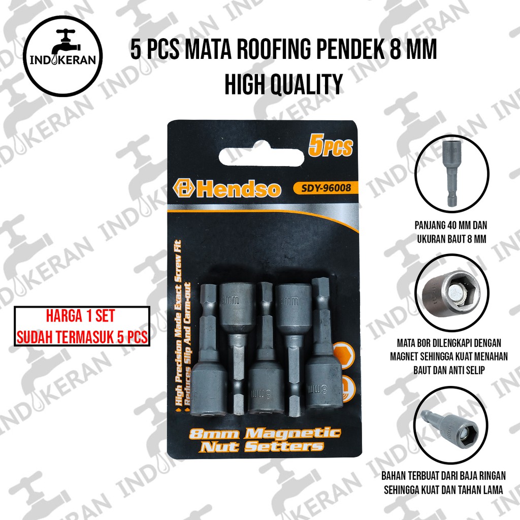 INDOKERAN - Mata Roofing Pendek/Panjang - 5 Pcs - High Quality