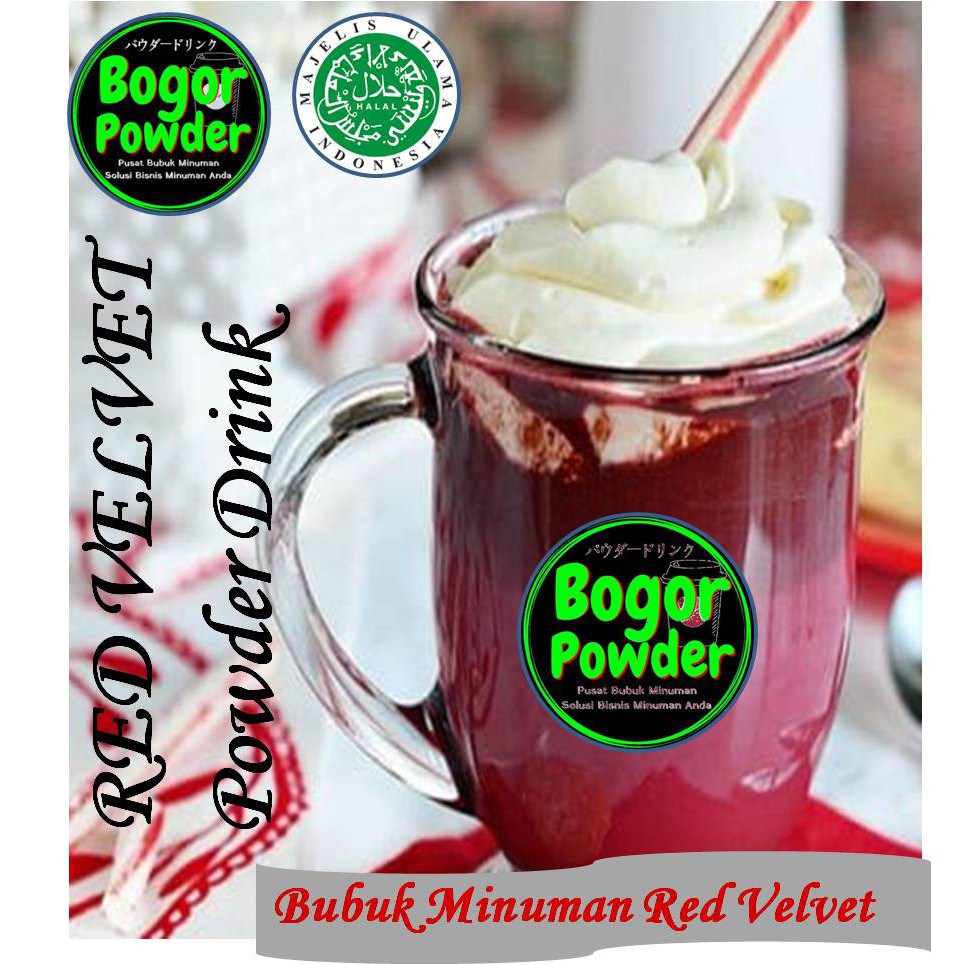 

Red velvet Powder - Red velvet bubuk minuman 1 kg - Powder Red Velvet 1Kg - Bubuk Minuman Red Velvet