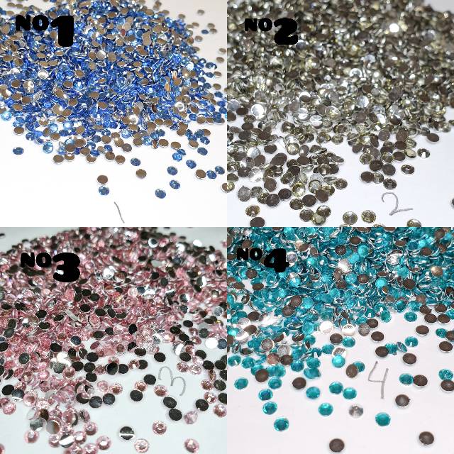 Rhinestone untuk henna atau kuku palsu gemstone (part1 21-31)