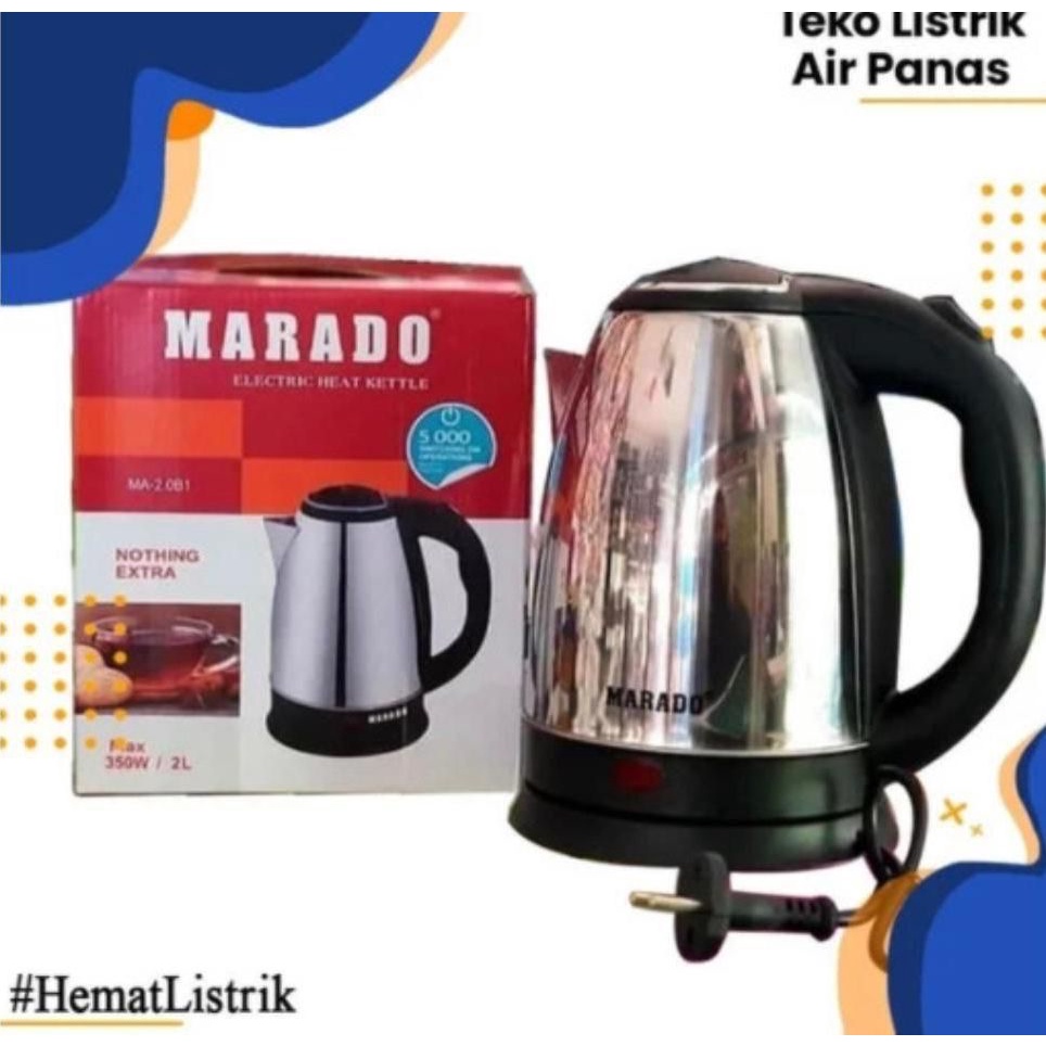 Teko listrik Air Panas 2 Liter Hemat Listrik
