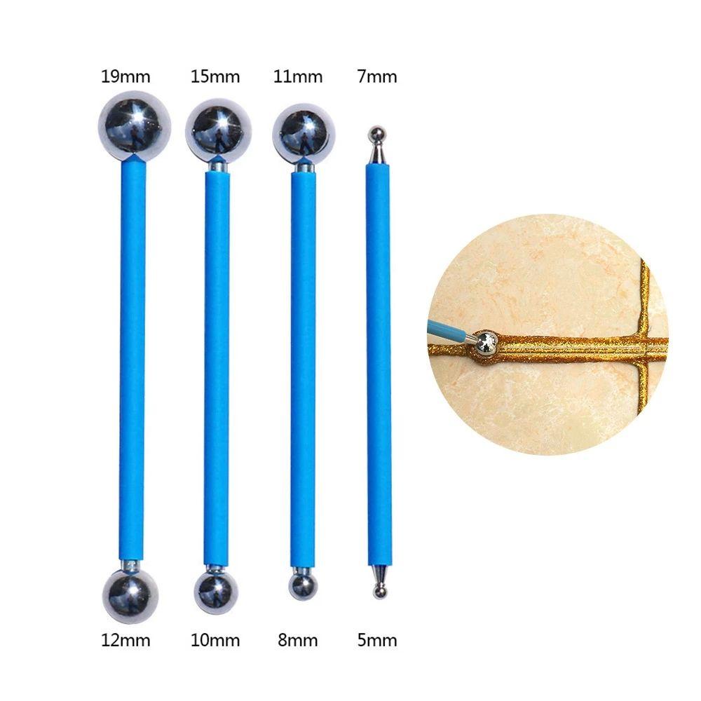 Populer Pressure Seam Stick Home Wall Gap Double Steel Pressed Ball Beauty Seam Tile Nat Alat