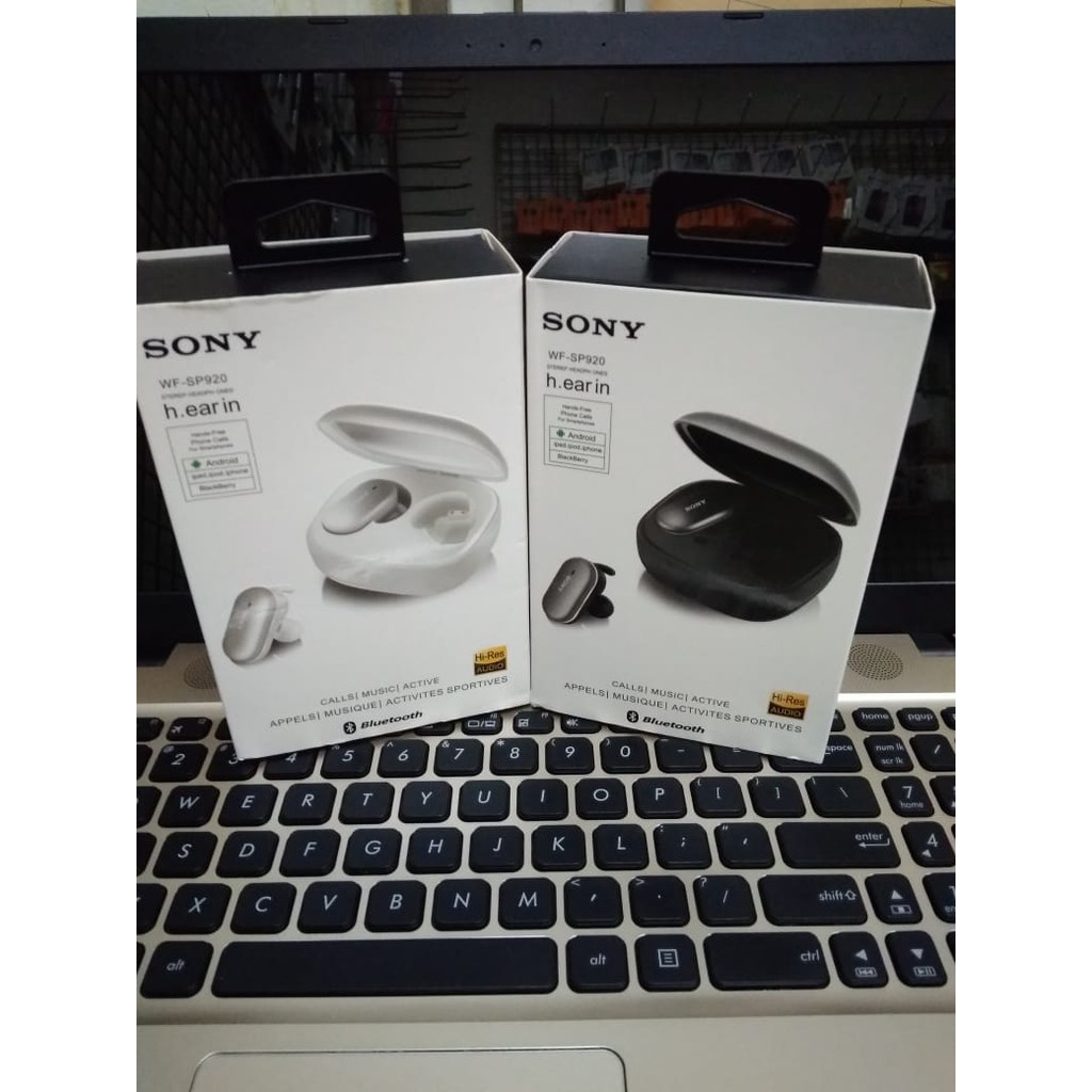 Headset Earphone bluetooth Sony Wireless WF-SP920